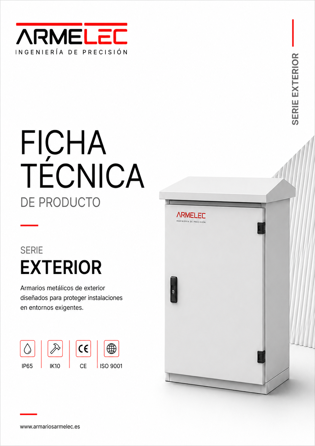 Portada de la ficha técnica Serie Exterior