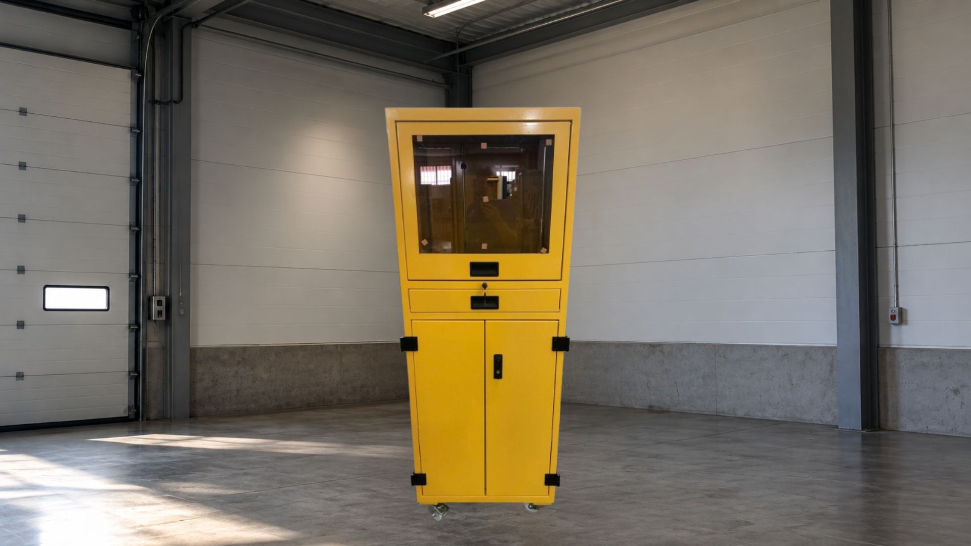 Cabinas Proymeca cerradas en perspectiva