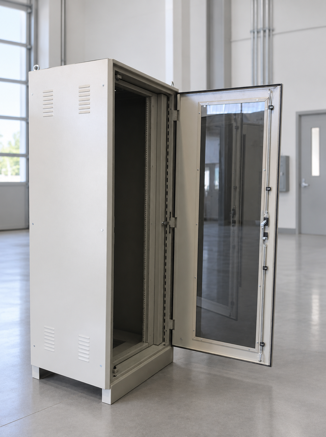 Armario CM PIV con la puerta abierta