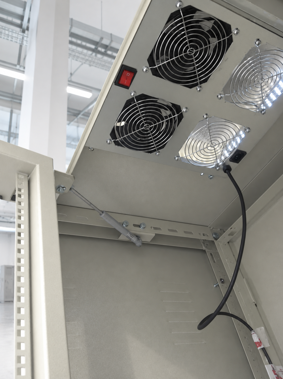 Detalle de ventilación interior del CM PIV